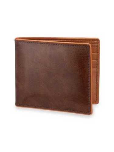 Brown Polished Leather Wallet