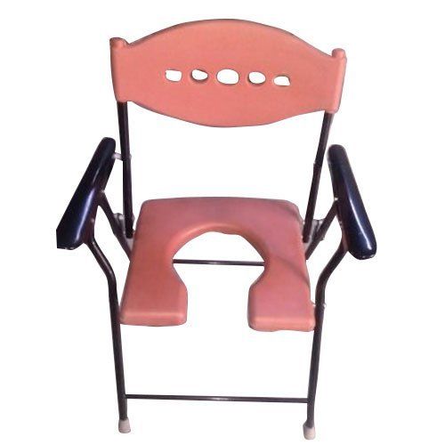 Iron And Metal Body Free Stand One Seater Commode Chairs For Handicapped Or Patients