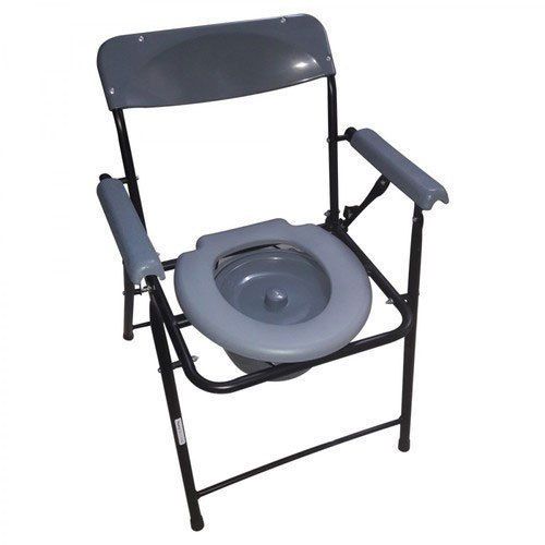 Mild Steel Portable Commode Chair