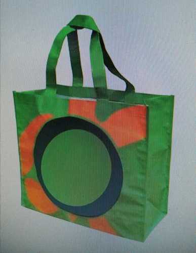 Green Printed Pp Woven Bags