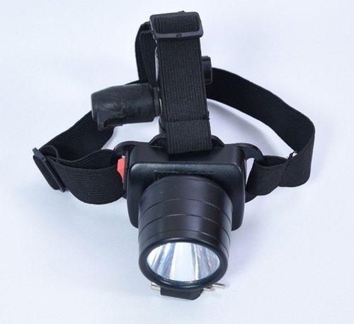 Rechargeable Black LED Head Torch