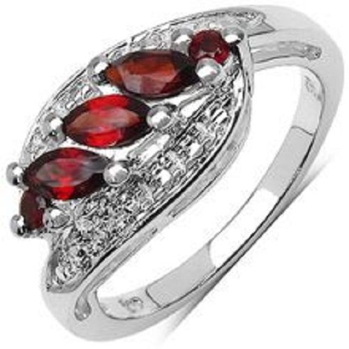 Womens Natural Garnet Ring Size: Various Sizes Are Available