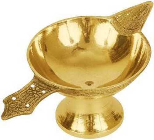 Polished Handmade Brass Beautiful Design Diya With Turtle Base