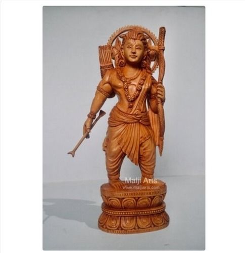 Easy To Clean Wooden Lord Rama Statue