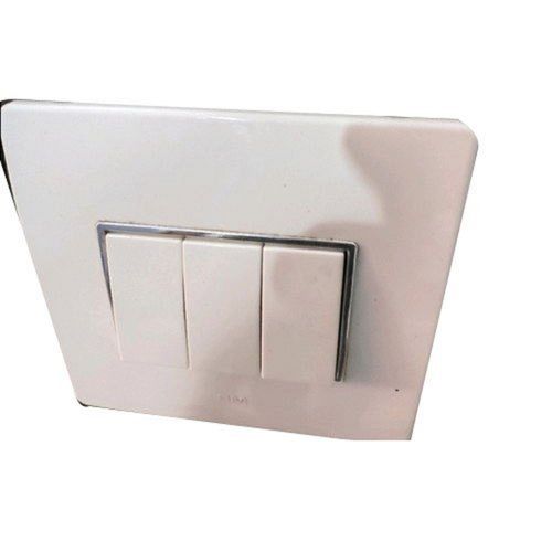 White 3 Way Modular Electrical Switch