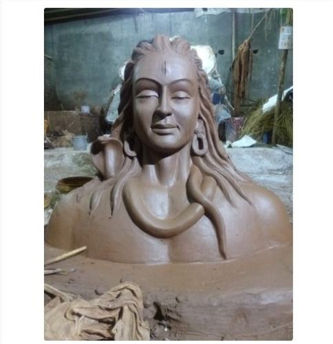 Easy To Clean Adiyogi Shiva Frp Statue