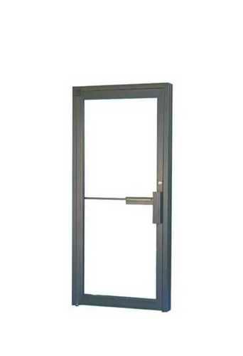 Grey Aluminium Clutch Swing Door