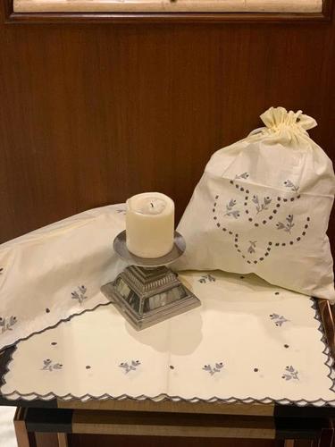 Cotton Embroidered Table Covers