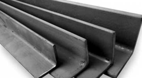 Grey L Shaped Mild Steel Angles