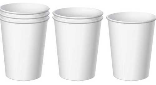 Disposable Plain Paper Cups Application: Serving