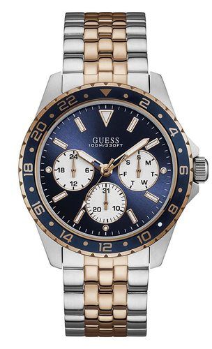 Mix Guess Odyssey Analog Blue Dial Men'S Watch