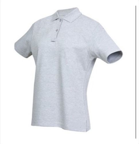 Ladies White Polo T-shirt