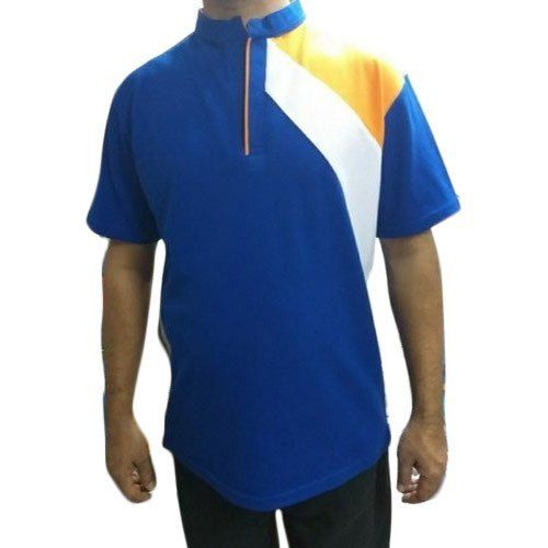 All Mens Promotional Custom Kulti Blue Plain T Shirt