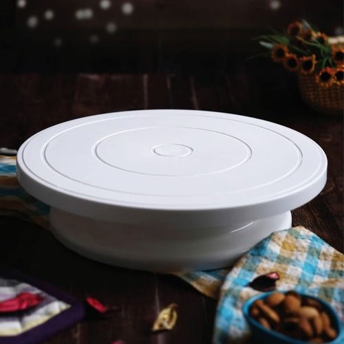 Amazon.com: Navaris Rotating Cake Stand - Approx. 12 inch Diameter  Turntable for Serving or Decorating Cakes - Revolving Turn Table Spinner  Cake Display Stand : Home & Kitchen