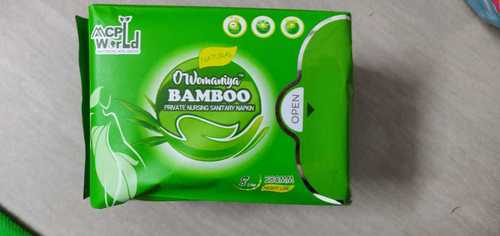 Premium Quality Bamboo Sanitary Napkins 280mm (Pack of 8 Pads)