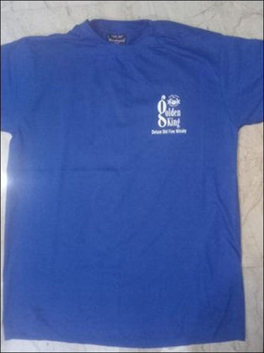 Blue Round Neck Promotional T Shirt