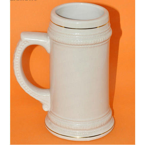 White Ceramic Drinking Mug