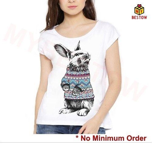 Multicolor Women Printed T Shirts