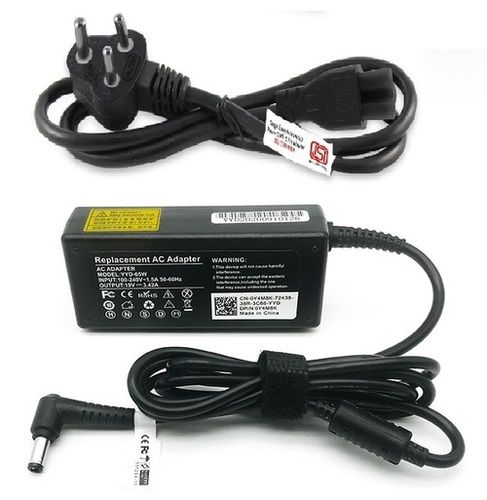 Black Logixtech Generic Laptop Power Adapter 19V 3.4A 65W