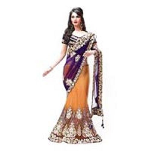 Various Colors  Are Available Women Designer Lehenga Saree