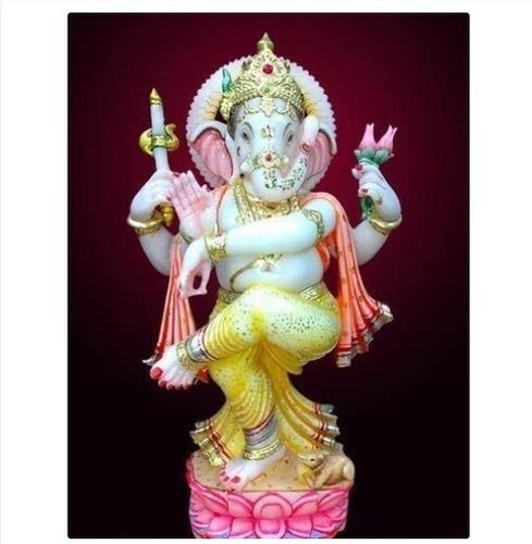 Eco-Friendly Lord Ganesh Marble Statue