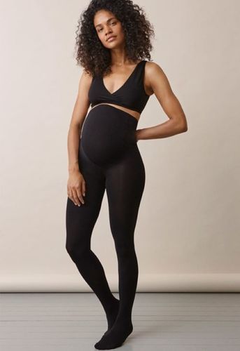 MANZI 2 Pack Women Fleece Lined Maternity Leggings with Full Panel Tights,  Winter Warm Over The Belly Pregnancy Active Wear Athletic Yoga Pants -  Walmart.com