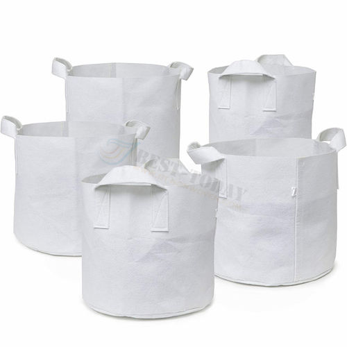 White Grow Bag For Vegetables Flowers And Fruits