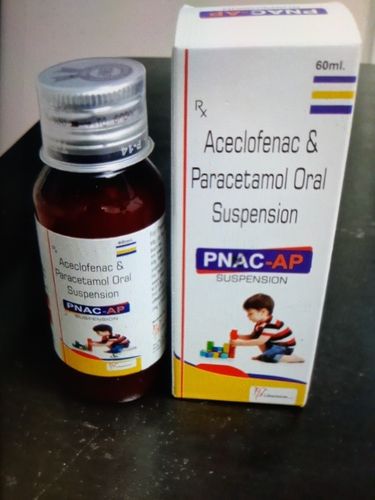 Aceclofenac And Paracetamol Oral Suspension Age Group: Children