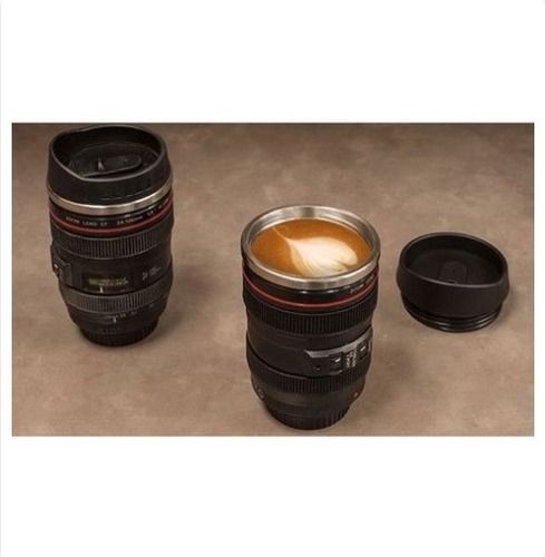 Black Camera Lense Style Coffee Mugs