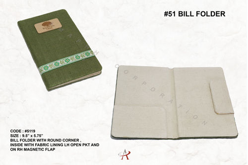 Jute Bill Folder