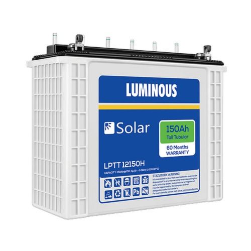 Luminous Rechargeable 150Ah Solar Tall Tubular Battery Battery Capacity: <150Ah Ampere-Hour  (Ah)