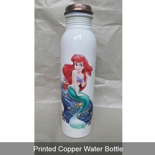 Printed Copper Water Bottle