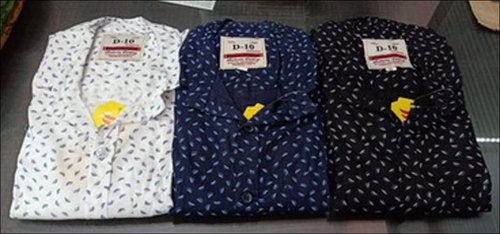 Mens Long Sleeve Printed Shirts