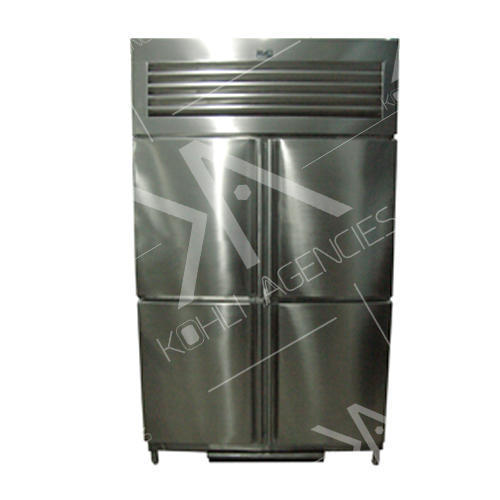 Stainless Steel Body Four Door Under Counter Refrigerator For Commercial Use Power Source: Electrical