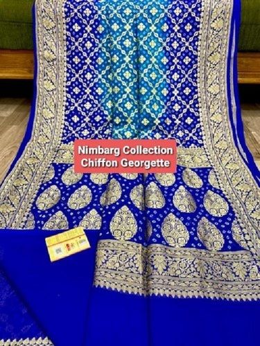 All Banaras Handloom Chiffon Georgette Saree