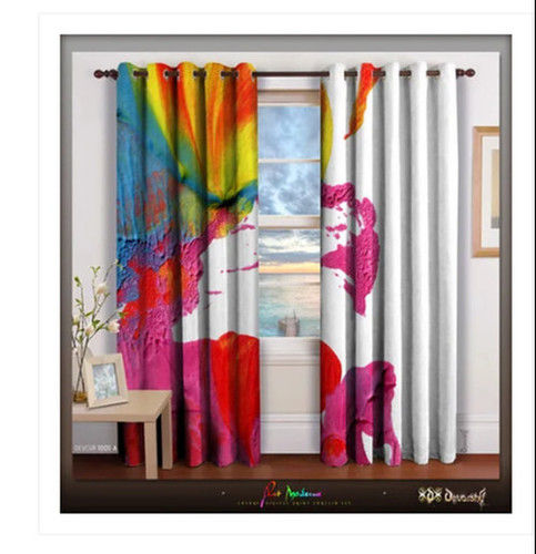 Multicolor Digital Printed Door Curtain