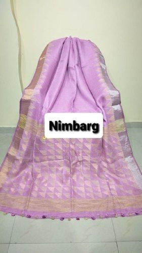 Linen Temple Jamdani Saree