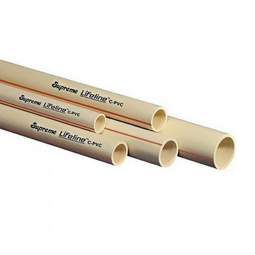 White Supreme Lifeline 50 Millimetre Plastic Cpvc Pipes