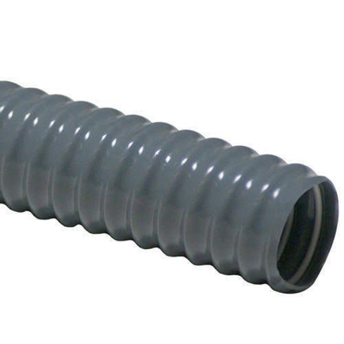 Round Pvc Flexible Grey Duct Hose Hardness: 60A To 90A