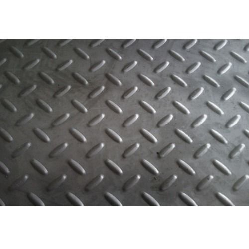 Silver Stainless Steel Checkered Sheet