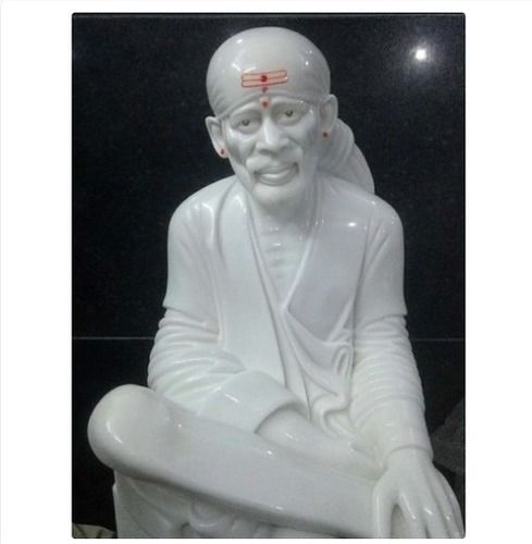 Durable White Sai Baba Statue