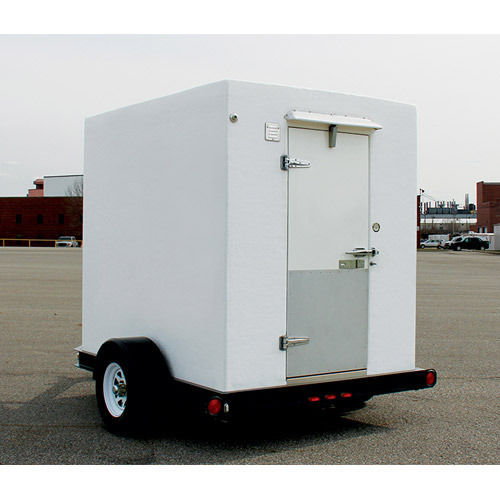 White Compact Design Mobile Freezer