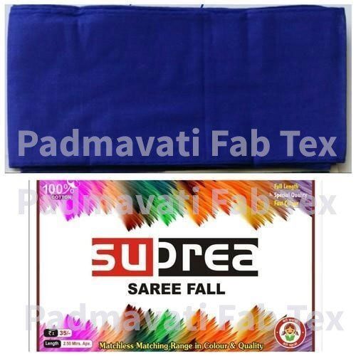 All Plain Cotton Saree Fall