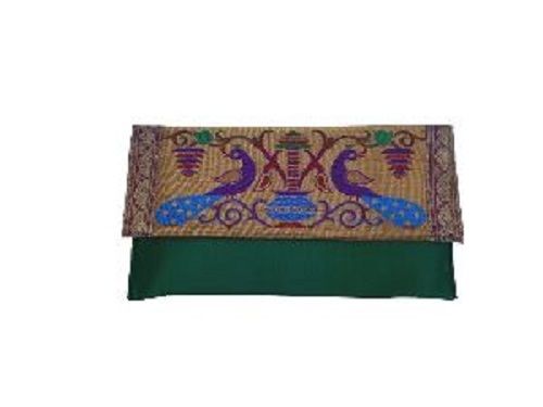 Semi Paithani Flat Purse