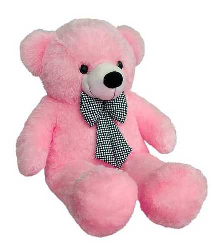 Teddy Bear Soft Toy - Non Toxic Fiber Filling, 10 Inch Pink Design for Girls