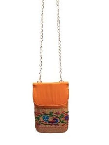 Various Colors Are Available Wear Resistance Paithani Mobile Sling