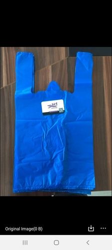 Blue Bluet Plastic Carrier Bags