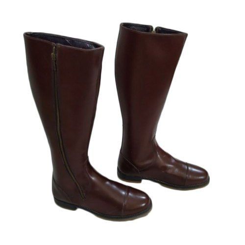 Brown Side Chain Long Horse Riding Boot