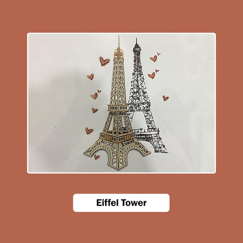 3D Wooden Puzzle- Eiffel Tower Age Group: 6 Years And Up