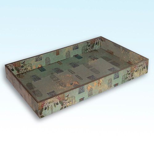 Brown Mdf Serving Tray